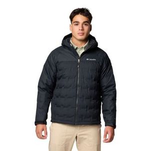 Jaqueta Columbia Masculina Grand Trek III Down Preta Capuz Neve