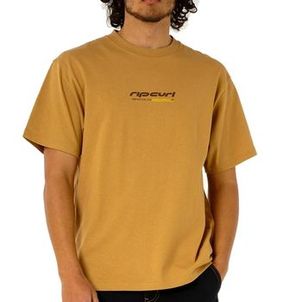 Camiseta Rip Curl Archive Mixed WT25 Masculina Sand Dune