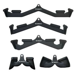 Kit Puxadores Anatômico Maciço Multipegadas Academia Yangfit