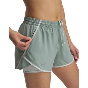 Shorts de Corrida 2 em 1 Under Armour Fly By Feminino