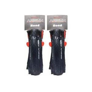 Par Pneu aro 700 x 25 bike Speed Arisun Rapide Kevlar 60 Tpi