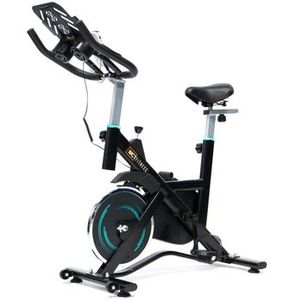 Bicicleta Spinning WCT Fitness 6Kg Roda de Inércia Cor Preto e azul