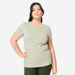 Camiseta Feminina de Ginástica e Pilates 500 Essentiel