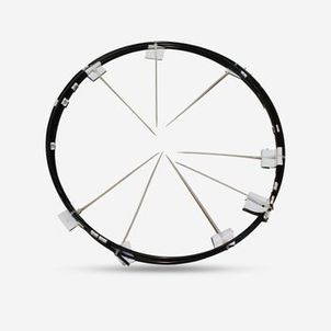 Fiber Poles de Camping Seconds 5mm Quechua Preto