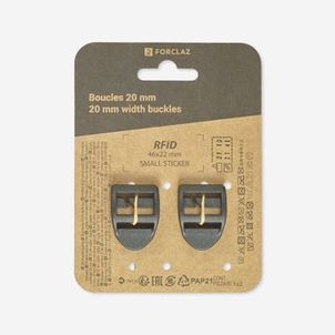 Fivela de Trilha Aperto 20mm (conjunto de 2) Forclaz