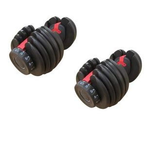 Kit 2 Halteres com Regulagem de Anilhas Pelegrin PEL-FIT23 23kg