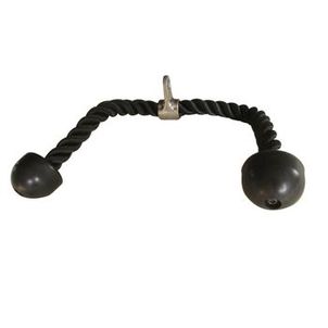 Puxador de Corda Tríceps Pelegrin PEL-03PC Preto