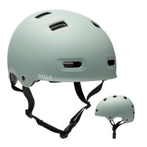 Capacete de Patins MF500 Oxelo Caqui