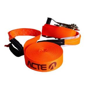 Slackline 10 Metros Laranja T123 Acte Sports