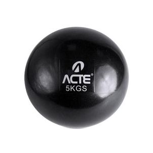 Bola Tonificadora Preto Com 5Kg Acte Sports