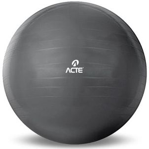 Bola Pilates 75cm, Cinza, Com Bomba de Ar, T9-75, Acte Sports
