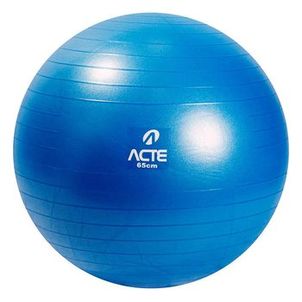 Bola De Pilates 65Cm, Azul, Com Bomba De Ar, T9, Acte Sports