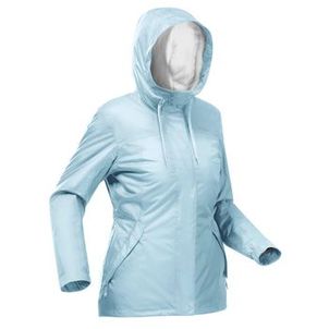 Jaqueta Feminina Trilha 500 Impermeável Térmica Quechua Azul