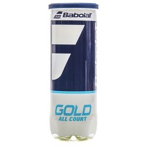 Bola De Tênis Babolat Gold All Court Tubo Com 3 Unidades Unissex - Amarela Único