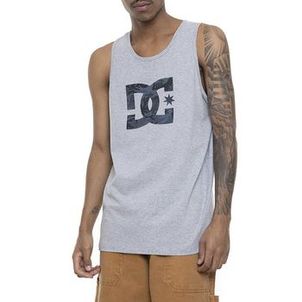 Regata DC Shoes DC Star Fill Masculina Cinza Mescla