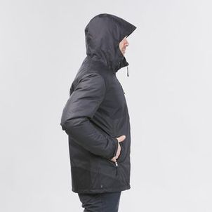 Jaqueta Masculina Trilha 500 Impermeável Térmica Quechua Preto