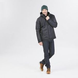 Jaqueta Masculina Trilha 500 Impermeável Térmica Quechua Preto