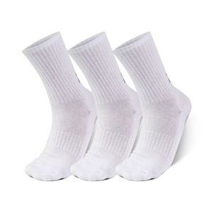 Meia Unissex Under Armour Core Cotton Cano Alto - Pacote com 3 pares