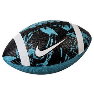 Bola de Futebol Americano Nike Spin 3.0 FB 9 Oficial - Azul com Preta