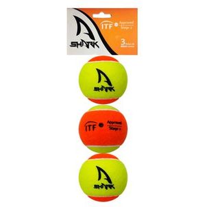 Bola de Beach Tennis Shark x3 (Pack com 3 unidades)