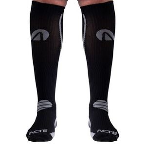 Par De Meia De Compressao Preto e Cinza Tam 39-43 F2-PC Acte Sports