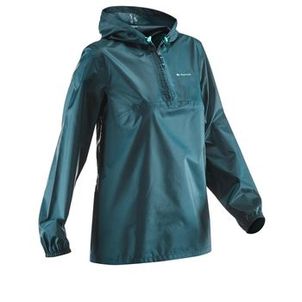 Jaqueta Feminina Trilha 100 Impermeável Quechua Azul