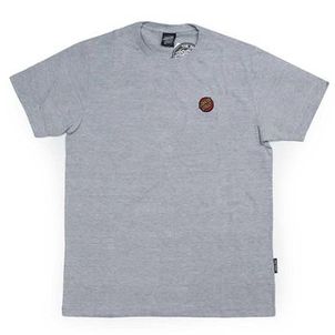 Camiseta Santa Cruz Classic Dot Chest Masculina Cinza Mescla