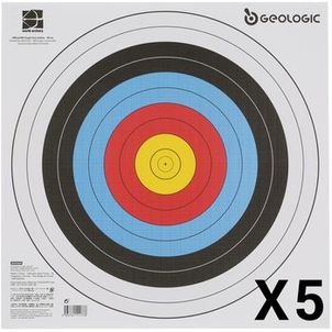 Alvo Oficial Papel 40x40 com 5 Folhas Geologic
