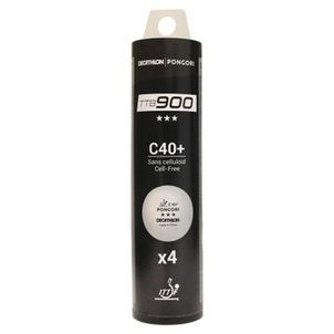 Bola de Tênnis de Mesa TTB 900C 40+ Pongori (3X4)