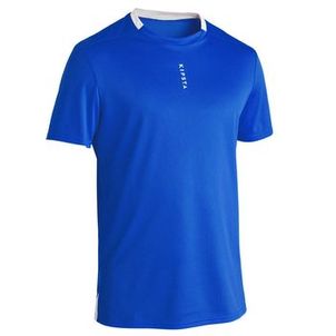 Camiseta de Futebol Adulto F100 Azul
