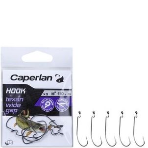 Anzol para Pesca Texan Wide Gap Caperlan Cinza