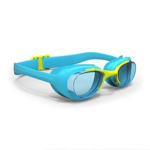 Óculos Infantil de Natação 100 Xbase Nabaiji Azul-amarelo