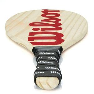 Kit Frescobol Wilson Pinus com 2 Raquetes e 1 bola - Azul e Vermelha