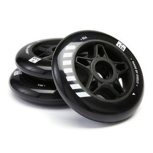 3 rodas patins 110 mm/86 Branco