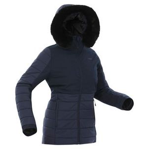Jaqueta Feminina Ski 100 Warm Impermeável Térmica Pista Neve Azul