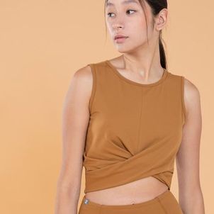Top de Yoga Crop Premium Eco KimJaly Preta