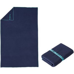 Toalha de natação de microfibra riscas G 80 x 130 cm Nabaiji