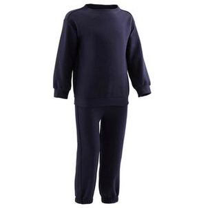 Traje Bebês de Ginástica 100 Domyos Azul-marinho-escuro