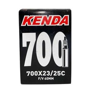 Câmara de ar aro 700 x 23/25 Kenda bico fino presta 60 mm