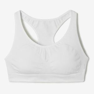 Top Feminino de Corrida First Kalenji Branco