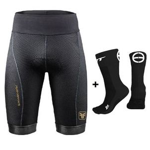 Bermuda ciclismo masculina Free Force Performance Gel + meia