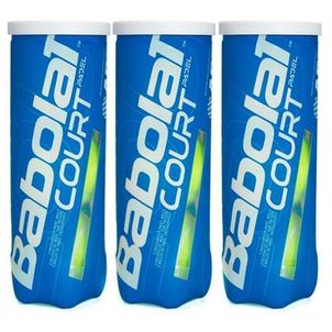 Bola de Padel Babolat Court Padel Pack com 03 Tubos