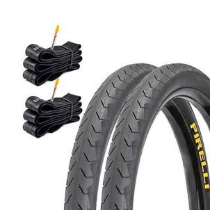 Par Pneu Pirelli Phantom Street 29x1.95 + 2 Câmaras Pirelli PR-29 Aro 29 Bico Fino