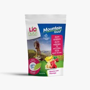 Comida de Trilha Liofinilizada Banana com Morango Lio Nutri