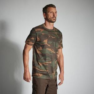 Camiseta Masculina de Observação Da Natureza Solognac Verde