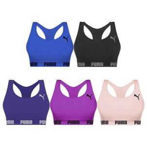 Kit 5 Tops Puma Nadador Sem Costura Feminino