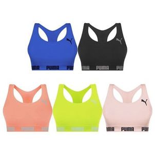 Kit 5 Tops Puma Nadador Sem Costura Feminino