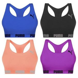 Kit 4 Tops Puma Nadador Sem Costura Feminino