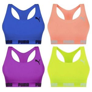 Kit 4 Tops Puma Nadador Sem Costura Feminino