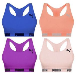 Kit 4 Tops Puma Nadador Sem Costura Feminino